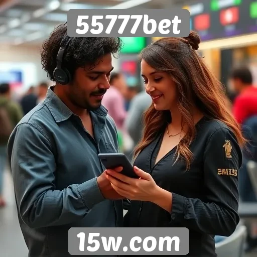 Experiência do usuário em dispositivos móveis no 55777bet